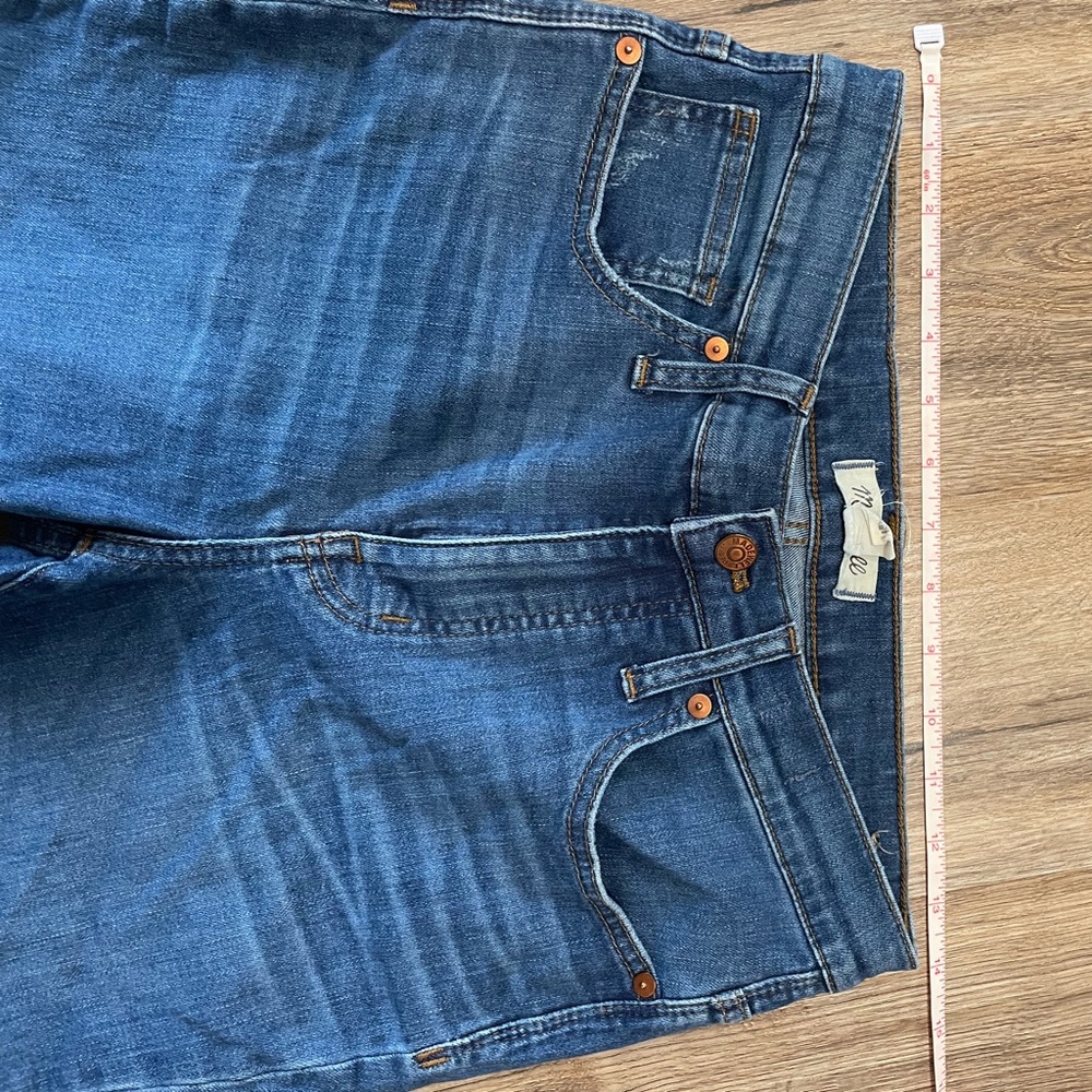 Madewell Size 28 Women's 9inch High Rise Skinny Crop Blue Jeans - Picture 3 of 6